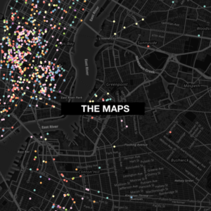 Maps of LGBTQ NYC Publications and Organizations.